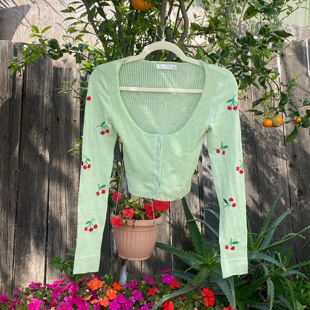Cherry cardigan